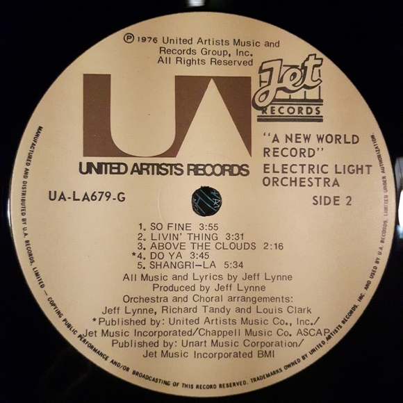 ELO - A New World Record - Vinyl LP Record - Picture 6 of 6